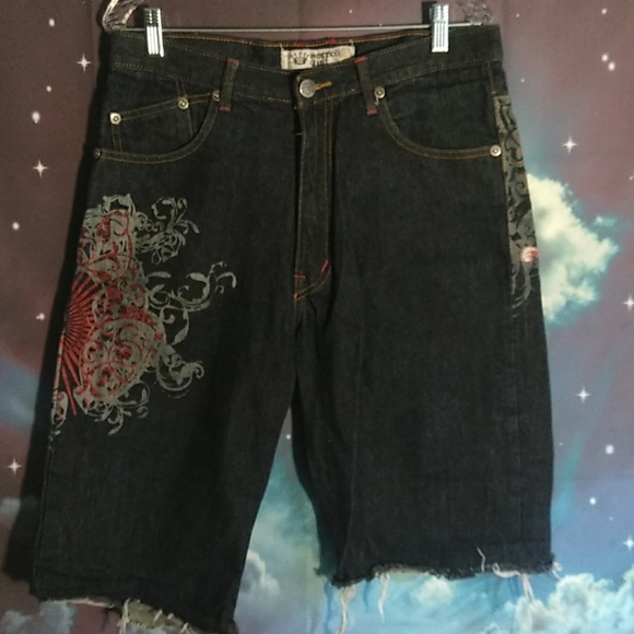 Sacred Cult jeans cut off size 36 X 12 stressed - Picture 1 of 4